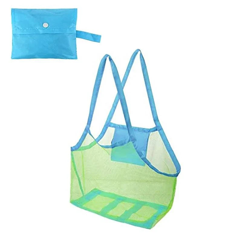 Premium Mesh Beach Tote Bag - Spacious Storage Solution for Children's Beach Essentials - Home Fads