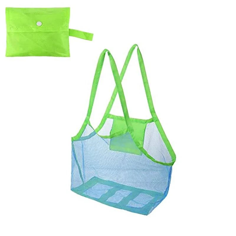 Premium Mesh Beach Tote Bag - Spacious Storage Solution for Children's Beach Essentials - Home Fads