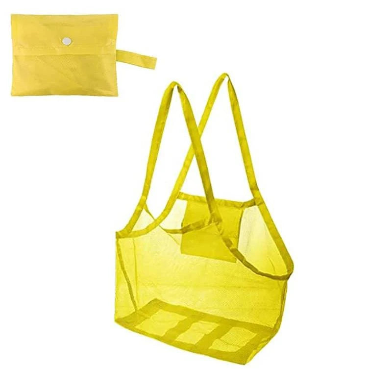 Premium Mesh Beach Tote Bag - Spacious Storage Solution for Children's Beach Essentials - Home Fads