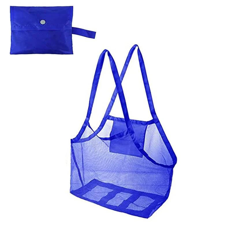 Premium Mesh Beach Tote Bag - Spacious Storage Solution for Children's Beach Essentials - Home Fads