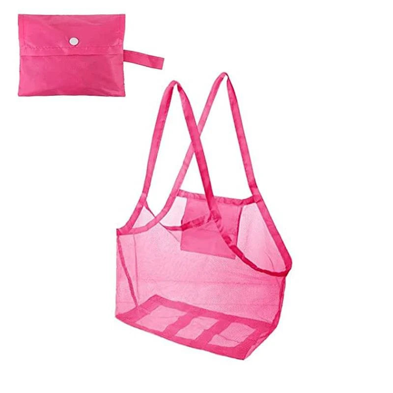 Premium Mesh Beach Tote Bag - Spacious Storage Solution for Children's Beach Essentials - Home Fads