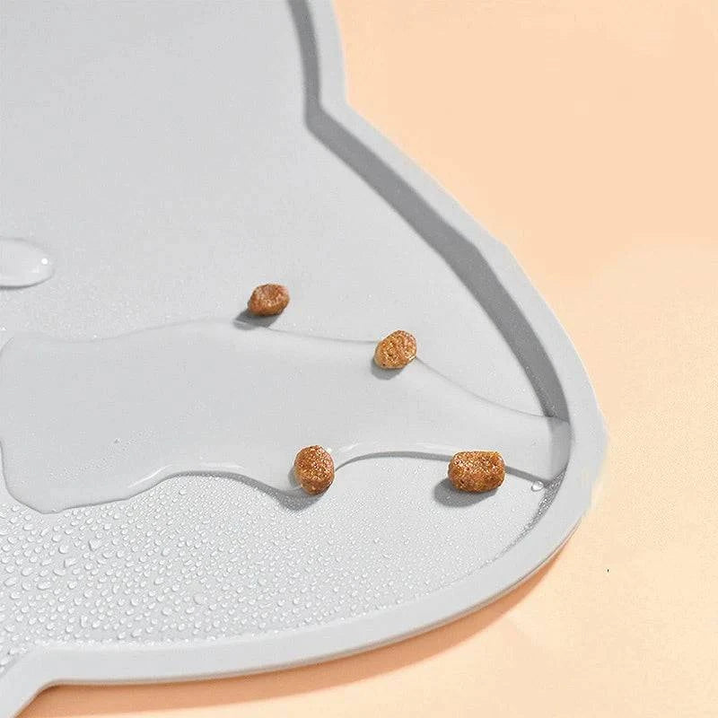 Premium Non-Slip Pet Feeding Mat: Waterproof Silicone with Raised Edge for Cats and Dogs - Home Fads