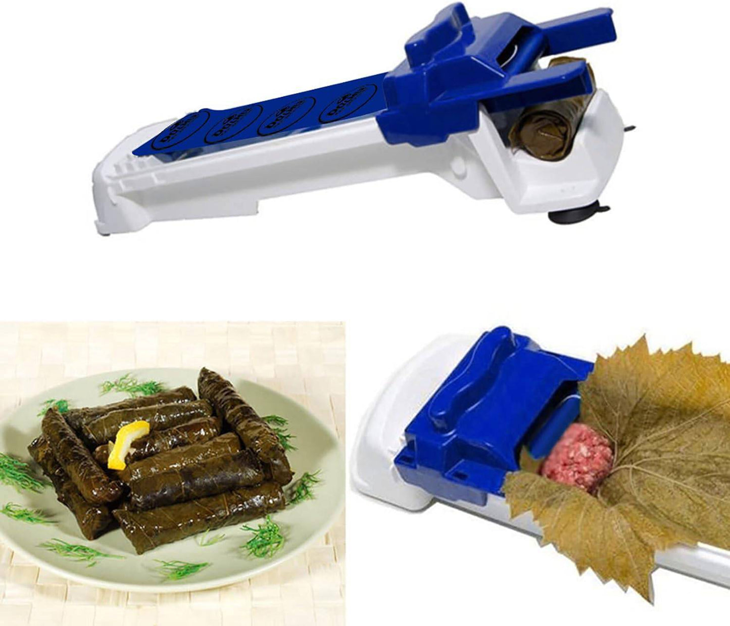 Premium Rolling Machine for Stuffed Grape Leaves and Cabbage Leaf Rolls - Versatile Kitchen Tool - Home Fads