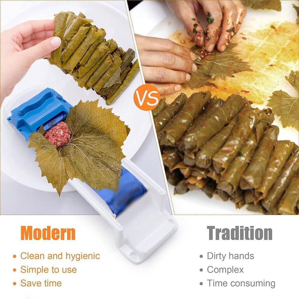 Premium Rolling Machine for Stuffed Grape Leaves and Cabbage Leaf Rolls - Versatile Kitchen Tool - Home Fads