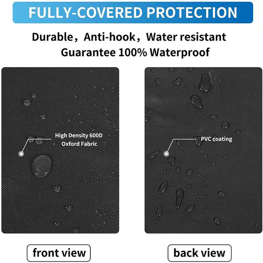 Premium Waterproof BBQ Grill Cover – Heavy-Duty 210T Oxford Fabric, UV-Resistant, Weatherproof Outdoor Protection for Charcoal & Gas Grills – 5 Size Options - Home Fads