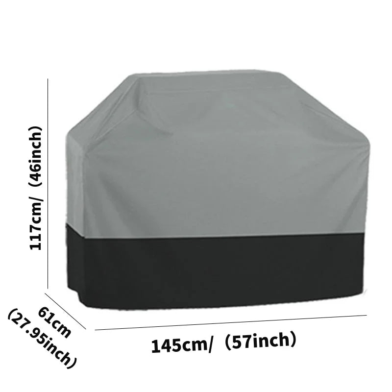 Premium Waterproof BBQ Grill Cover – Heavy-Duty 210T Oxford Fabric, UV-Resistant, Weatherproof Outdoor Protection for Charcoal & Gas Grills – 5 Size Options - Home Fads