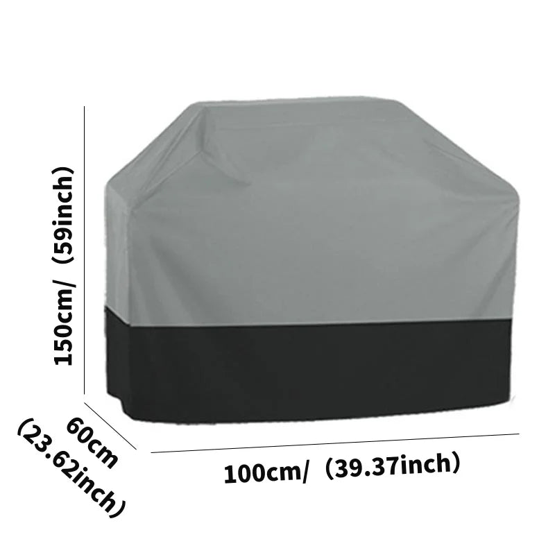 Premium Waterproof BBQ Grill Cover – Heavy-Duty 210T Oxford Fabric, UV-Resistant, Weatherproof Outdoor Protection for Charcoal & Gas Grills – 5 Size Options - Home Fads