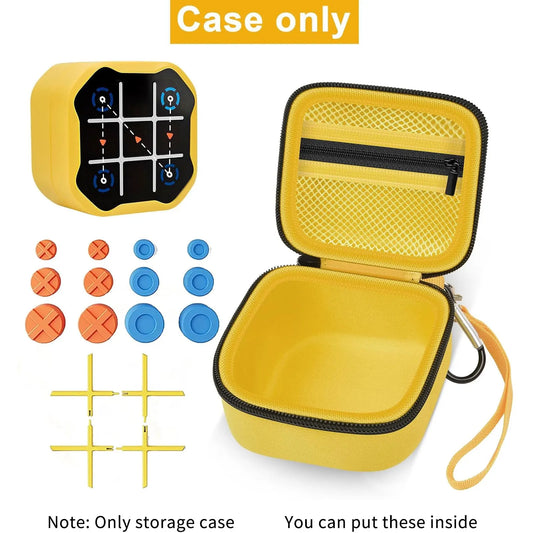Protective Case for Tic Tac Toe Bolt Game – 3-in-1 Handheld Puzzle Game Console, Fidget Toys & Accessories Storage Organizer - Home Fads