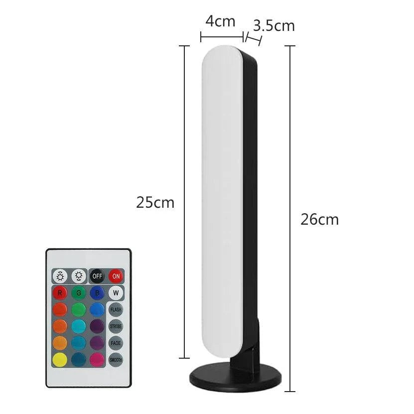 RGB LED Night Light Bars with Remote Control - Ideal for Gaming, TV, Bedroom Decoration, and Desktop Lighting - Home Fads
