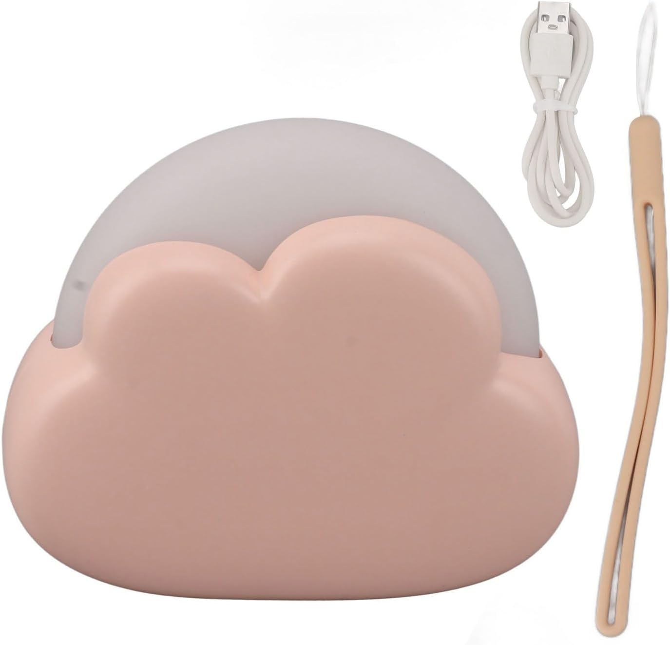 Rechargeable Cloud Night Light - Adorable LED Night Lamp for Bedroom and Children, USB Wireless - Home Fads