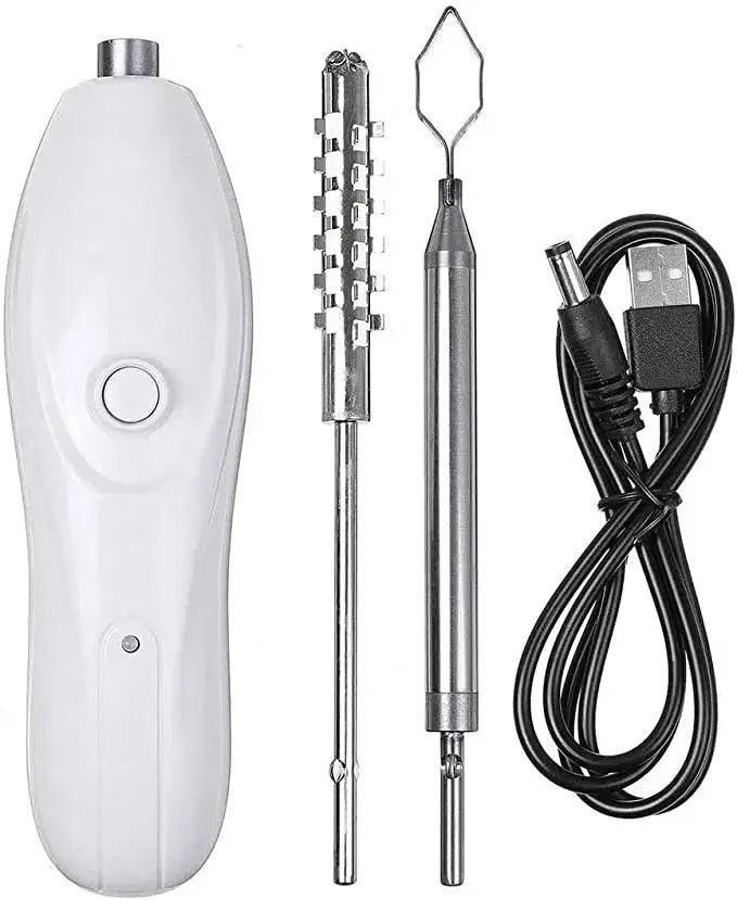 Rechargeable Electric Vegetable Corer (Manakra) and Fish Scale Scraper - Cordless Kitchen Tool - Home Fads