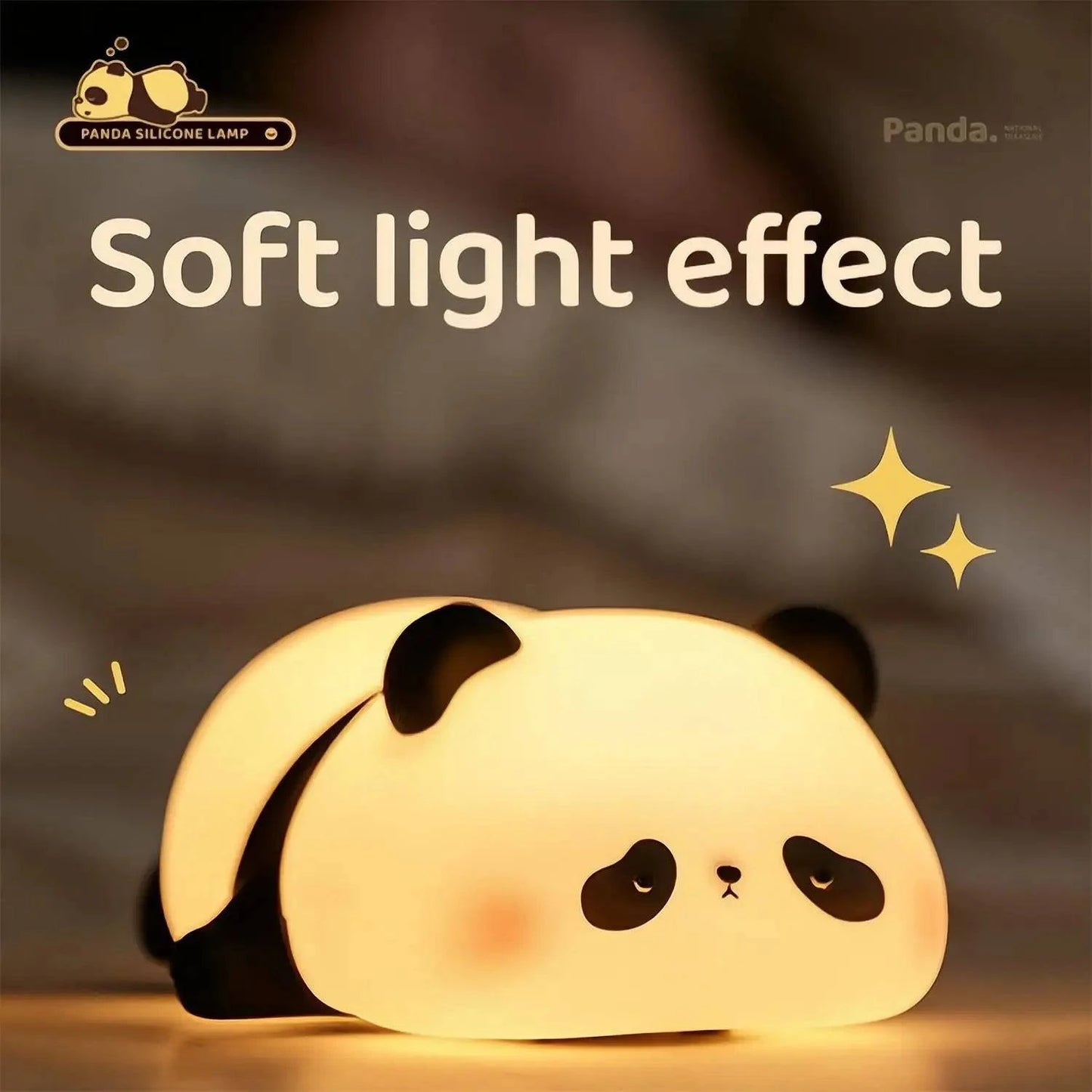 Premium Rechargeable Silicone LED Night Light: Adorable Animal Shaped Illumination for Children's Rooms - Timer, Decor, Ideal Gift - Home Fads