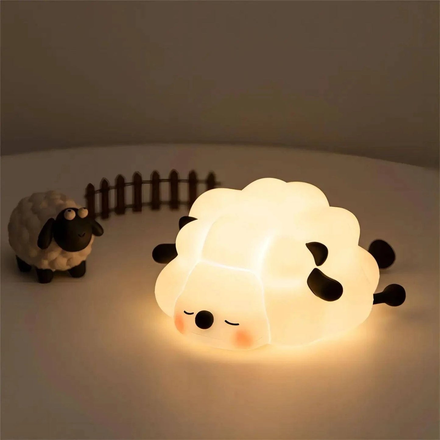 Premium Rechargeable Silicone LED Night Light: Adorable Animal Shaped Illumination for Children's Rooms - Timer, Decor, Ideal Gift - Home Fads