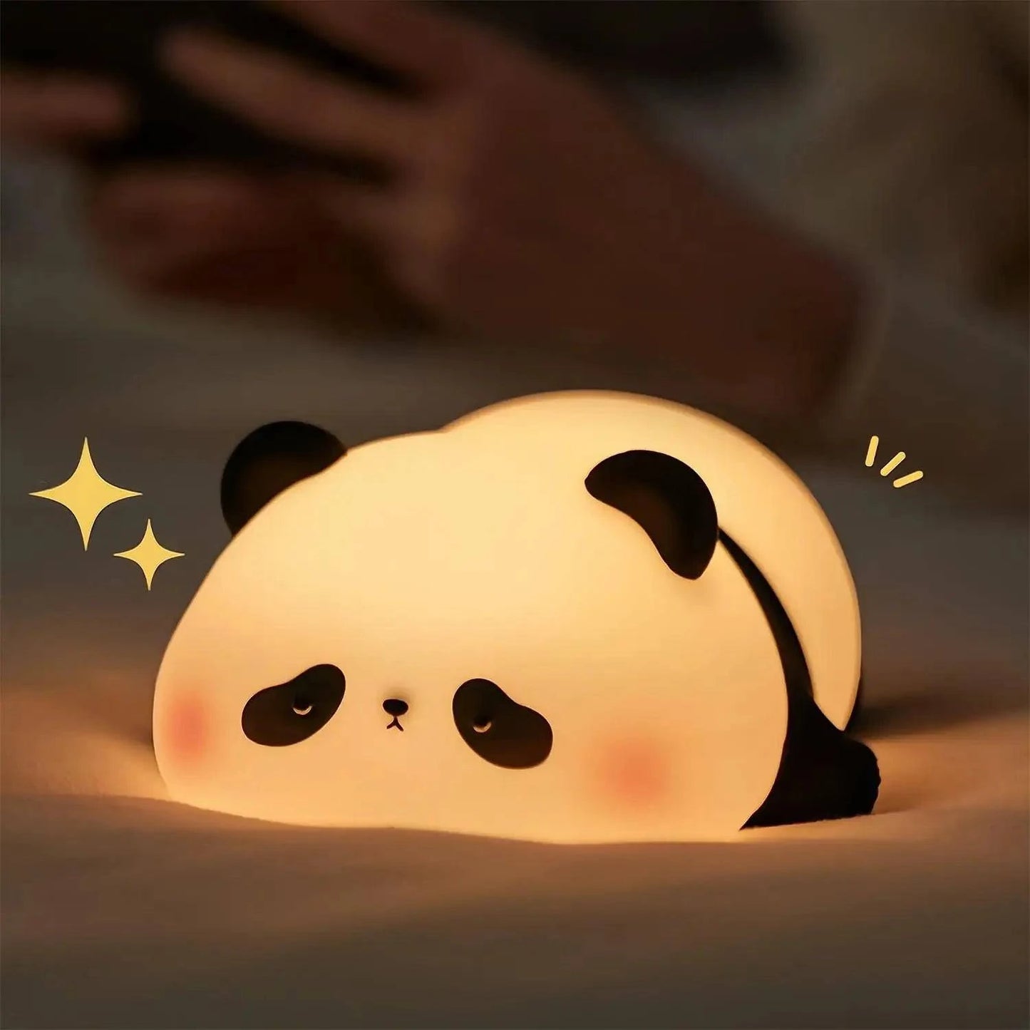 Premium Rechargeable Silicone LED Night Light: Adorable Animal Shaped Illumination for Children's Rooms - Timer, Decor, Ideal Gift - Home Fads