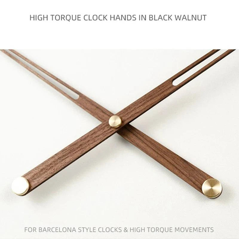Refined Spanish Wall Clock Hands Set with Geometric Design - Antique Style - Enhancing Living Room Décor - Home Fads