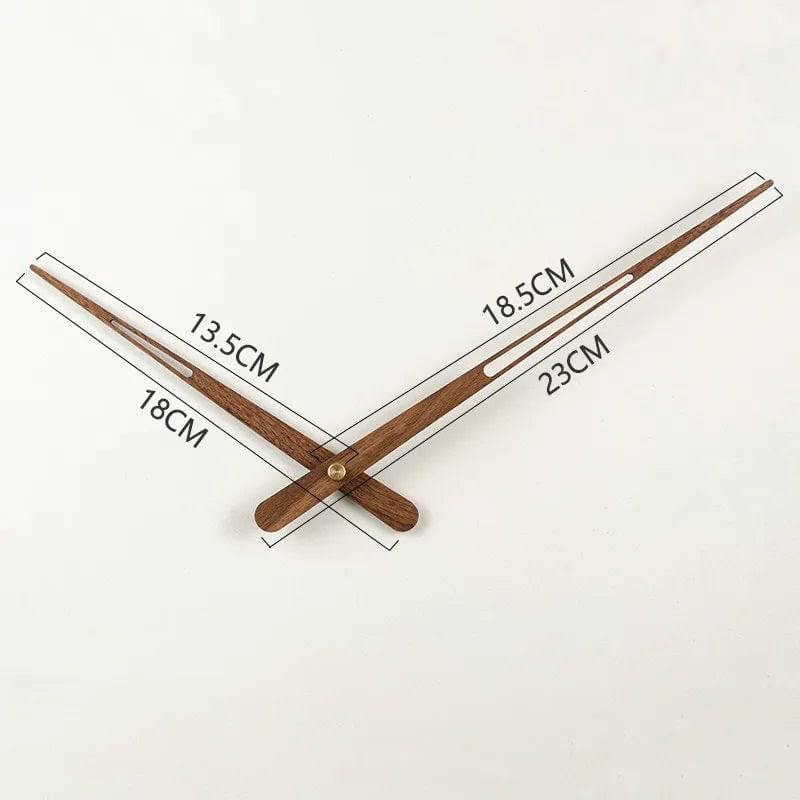 Refined Spanish Wall Clock Hands Set with Geometric Design - Antique Style - Enhancing Living Room Décor - Home Fads