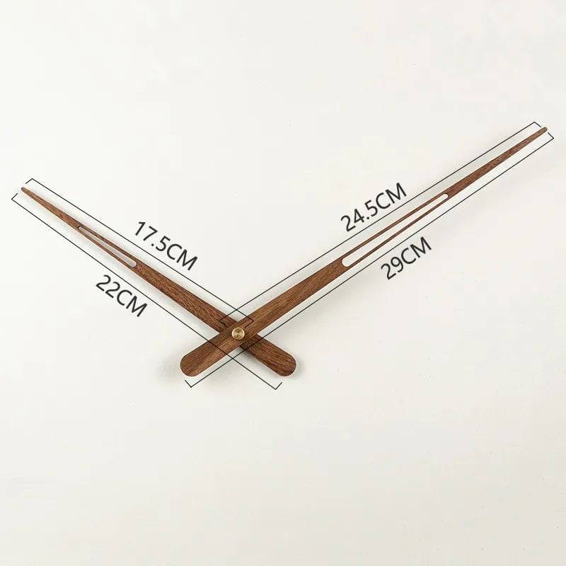 Refined Spanish Wall Clock Hands Set with Geometric Design - Antique Style - Enhancing Living Room Décor - Home Fads