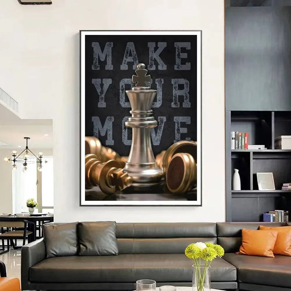 Motivational Life Quote Canvas - Modern Decor Wall Art - Home Fads