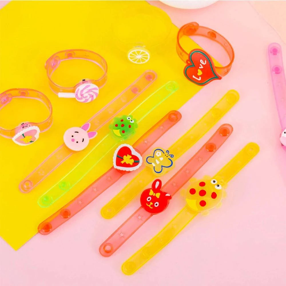 Radiant Glow LED Watches for Kids - Assorted Pack Sizes (12 or 24 Pieces) for Birthdays, Festivities, Gifts, and Party Favors - Home Fads