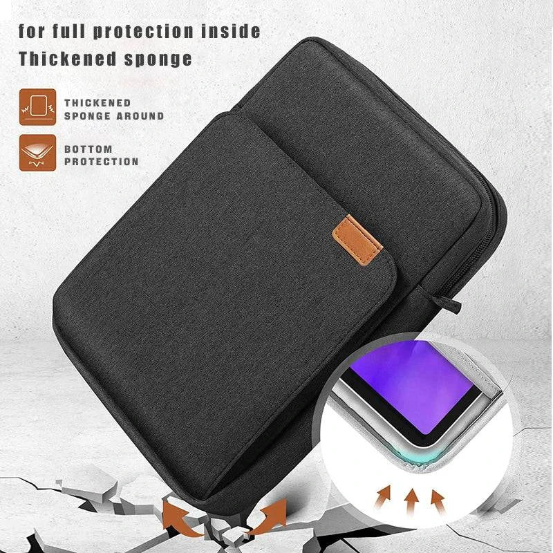 Premium Tablet Shoulder Bag for Various iPad and Tablet Models - Waterproof Case with Multiple Storage Compartments for Men and Women - Home Fads