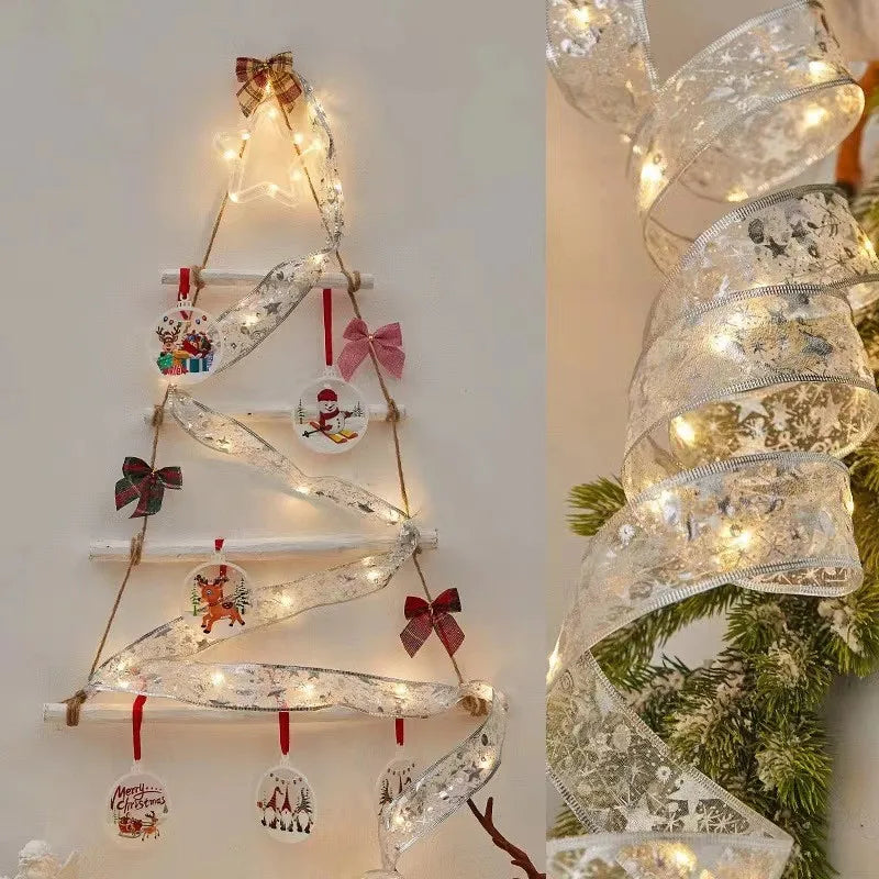 LED Ribbon Fairy Lights – Decorative String Lights for Home, Tree Ornaments, and DIY Projects – Perfect for Holiday and New Year Celebrations