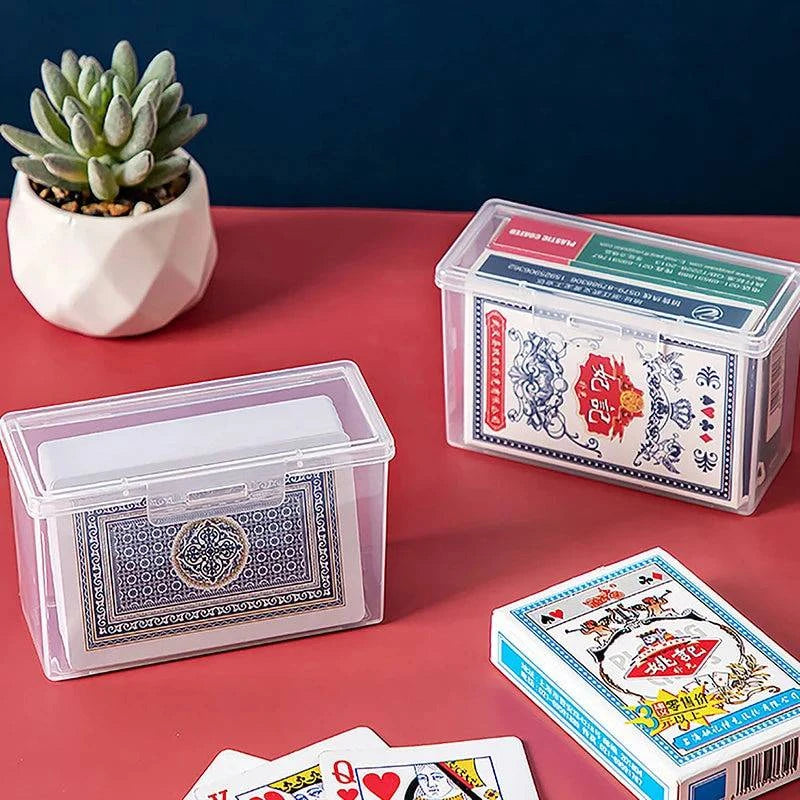 Premium Clear Polypropylene Playing Card Storage Case - Durable Transparent Box for Card Protection and Organization - Home Fads