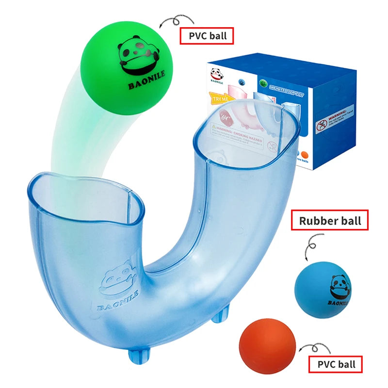 Jeu de jonglerie CurveTube – Jeu de motricité à 3 balles pour jouer en intérieur et en extérieur