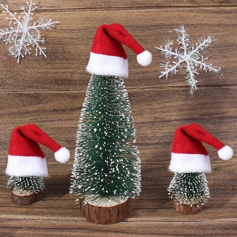 Mini porte-couverts en forme de chapeau de fête – Housses festives pour fourchettes, couteaux et cuillères – Paquets de 5, 10, 20, 30, 50 pour les fêtes et célébrations saisonnières