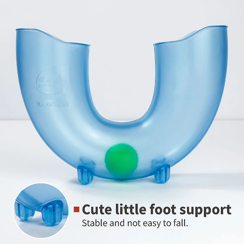 Jeu de jonglerie CurveTube – Jeu de motricité à 3 balles pour jouer en intérieur et en extérieur