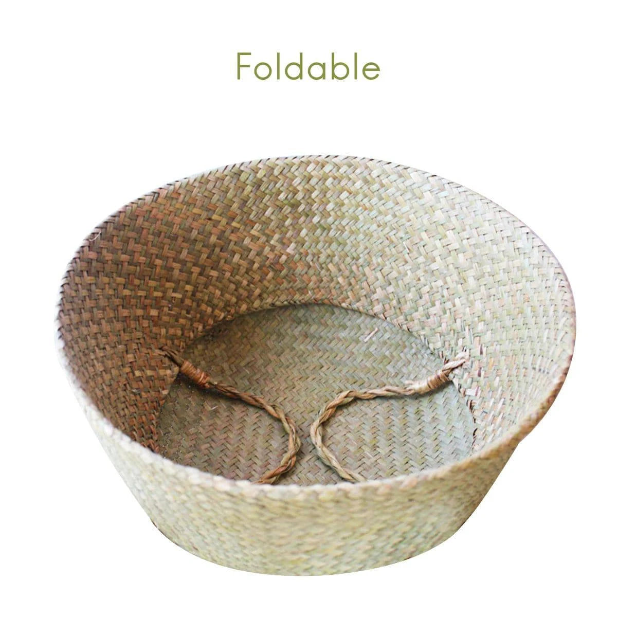 Handcrafted Natural Basket & Plant Pot Cover: Decorative Storage for Home | Multipurpose Organizer | Available in 7 Sizes - Home Fads