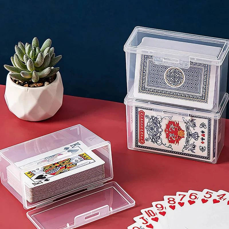 Premium Clear Polypropylene Playing Card Storage Case - Durable Transparent Box for Card Protection and Organization - Home Fads