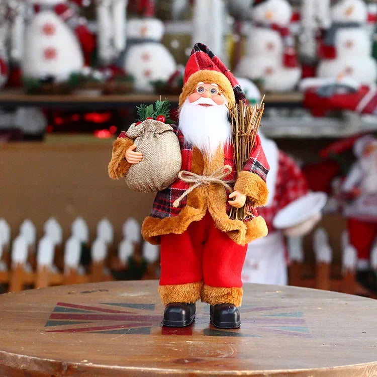Santa Claus Holiday Figurine – Seasonal Home and Party Décor - Home Fads