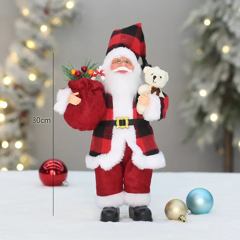 Santa Claus Holiday Figurine – Seasonal Home and Party Décor - Home Fads