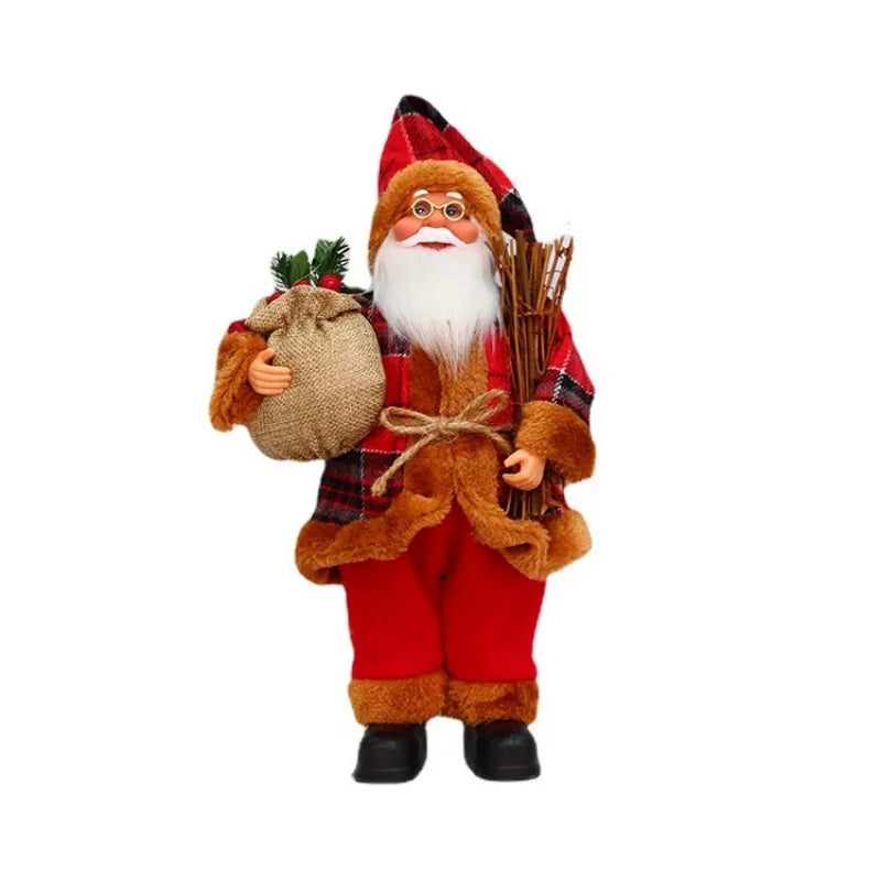 Santa Claus Holiday Figurine – Seasonal Home and Party Décor - Home Fads