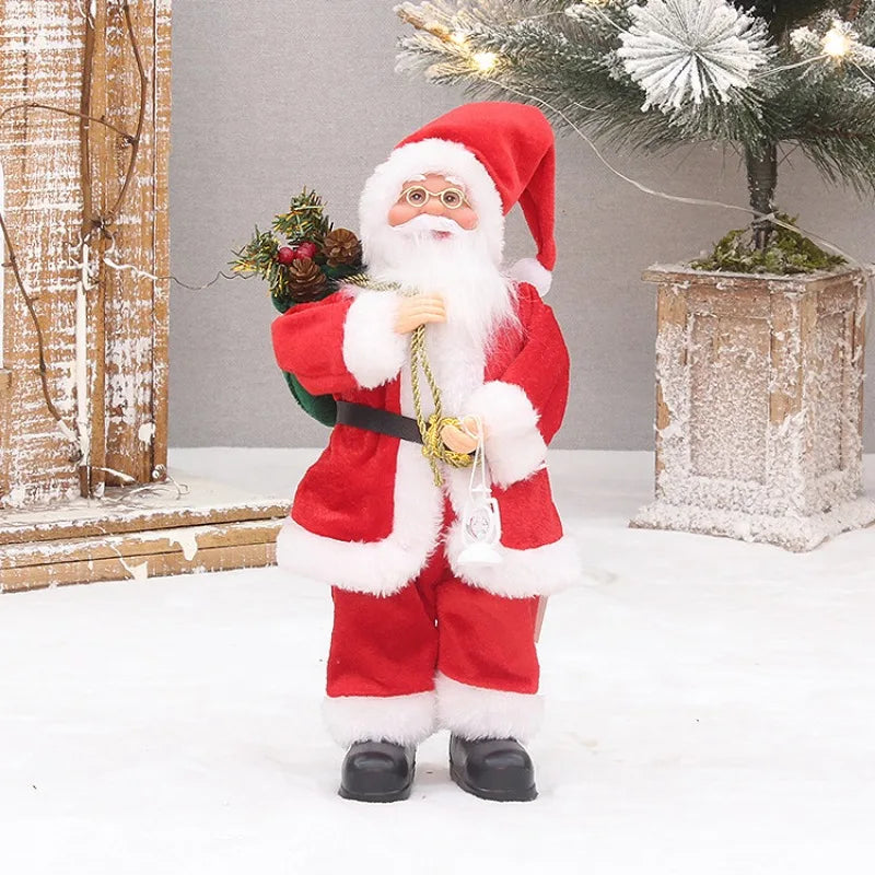 Santa Claus Holiday Figurine – Seasonal Home and Party Décor - Home Fads