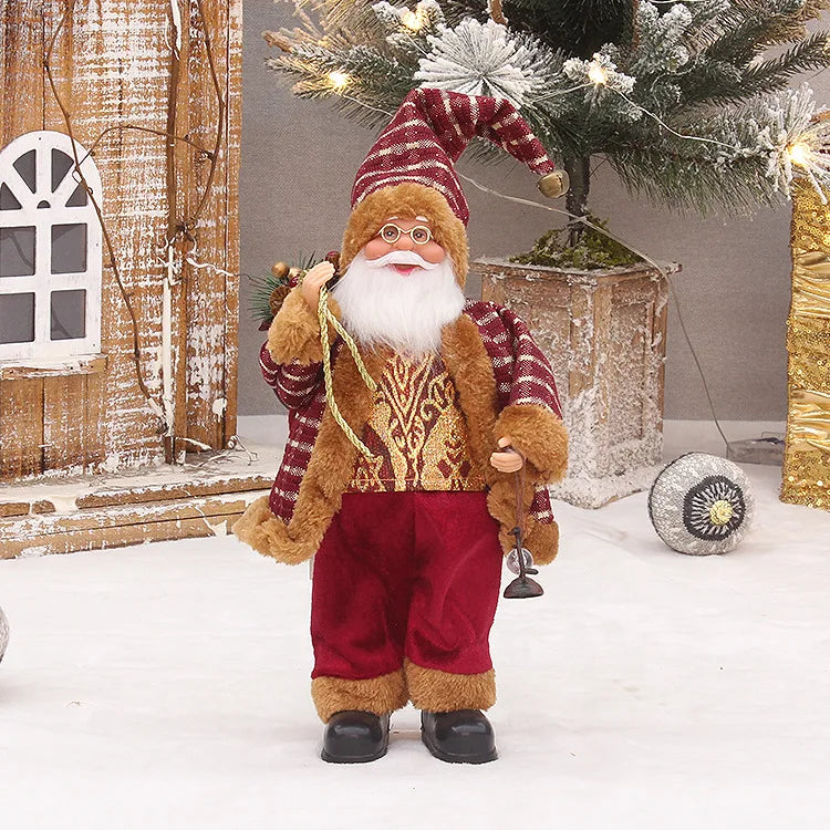 Santa Claus Holiday Figurine – Seasonal Home and Party Décor - Home Fads