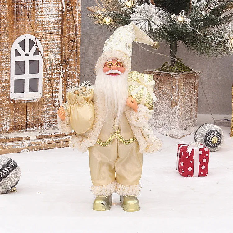 Santa Claus Holiday Figurine – Seasonal Home and Party Décor - Home Fads