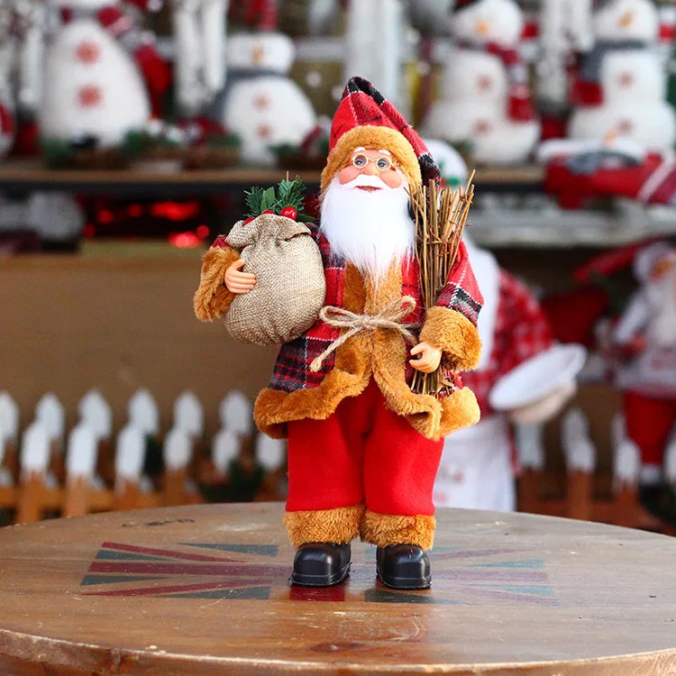 Santa Claus Holiday Figurine – Seasonal Home and Party Décor - Home Fads