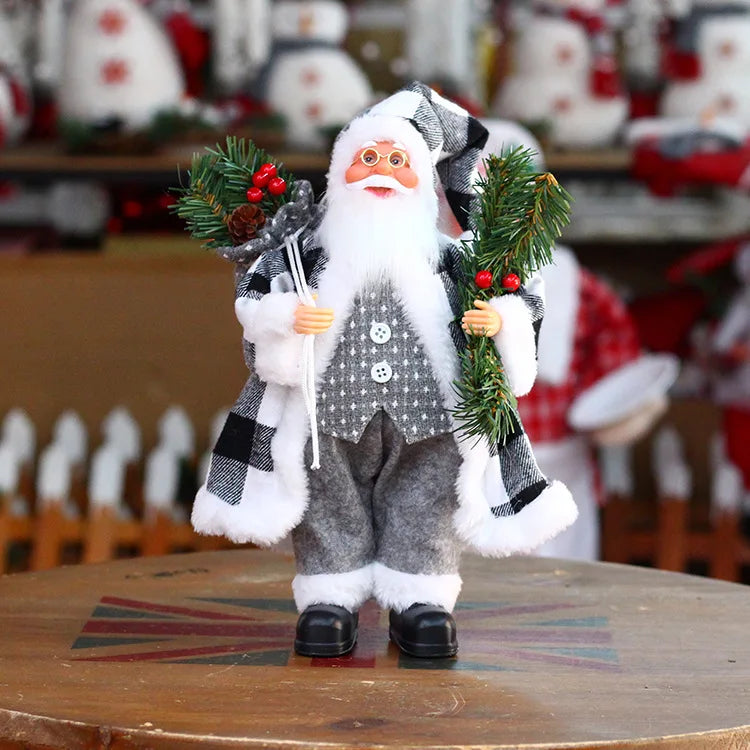 Santa Claus Holiday Figurine – Seasonal Home and Party Décor - Home Fads