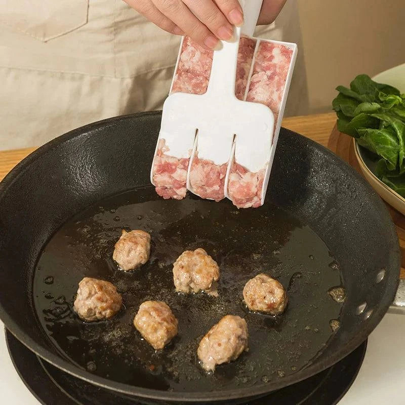 Homemade Meatball Maker: Effortlessly Craft Round Fish, Beef, and Rice Balls - Home Fads