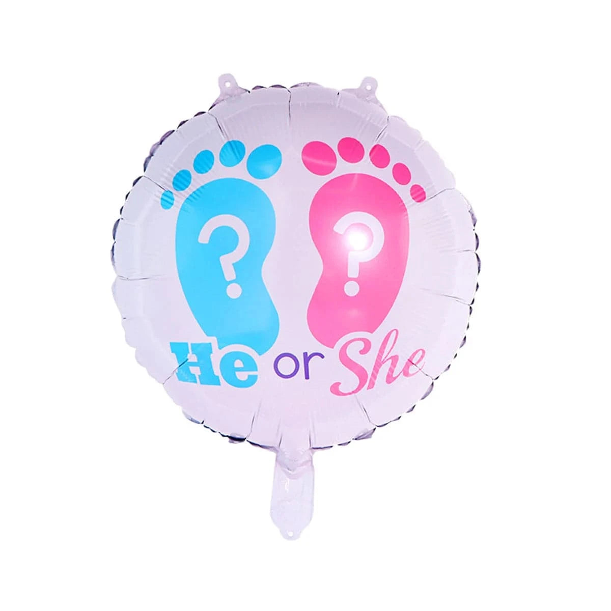 Set of 5 Gender Reveal Party Balloons - Decorations for Boy or Girl Theme Celebrations - Home Fads