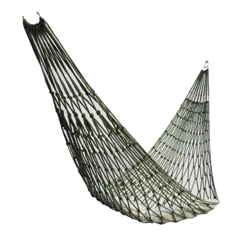 Single Wide Thick Canvas Hammock - Outdoor Camping Leisure Swing Bed - Home Fads