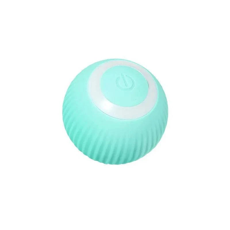 Smart Interactive Cat Toy: Automatic Bouncing Ball for Self Play with LED Lights and Sound Sensor - Rolling or Jumping Variants - Home Fads