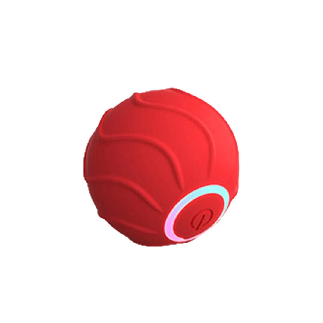 Smart Interactive Cat Toy: Automatic Bouncing Ball for Self Play with LED Lights and Sound Sensor - Rolling or Jumping Variants - Home Fads