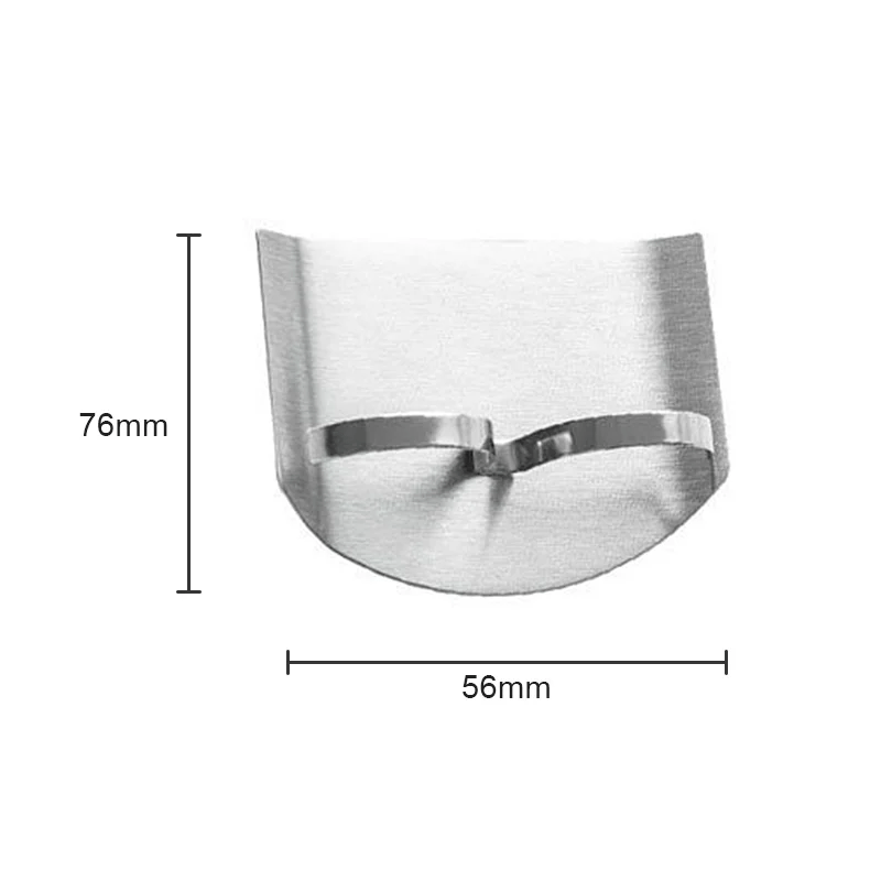 Stainless Steel Finger Guard - Anti-cut Finger Protector for Safe Vegetable Cutting - Kitchen Tool - Home Fads