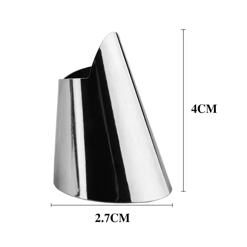 Stainless Steel Finger Guard - Anti-cut Finger Protector for Safe Vegetable Cutting - Kitchen Tool - Home Fads