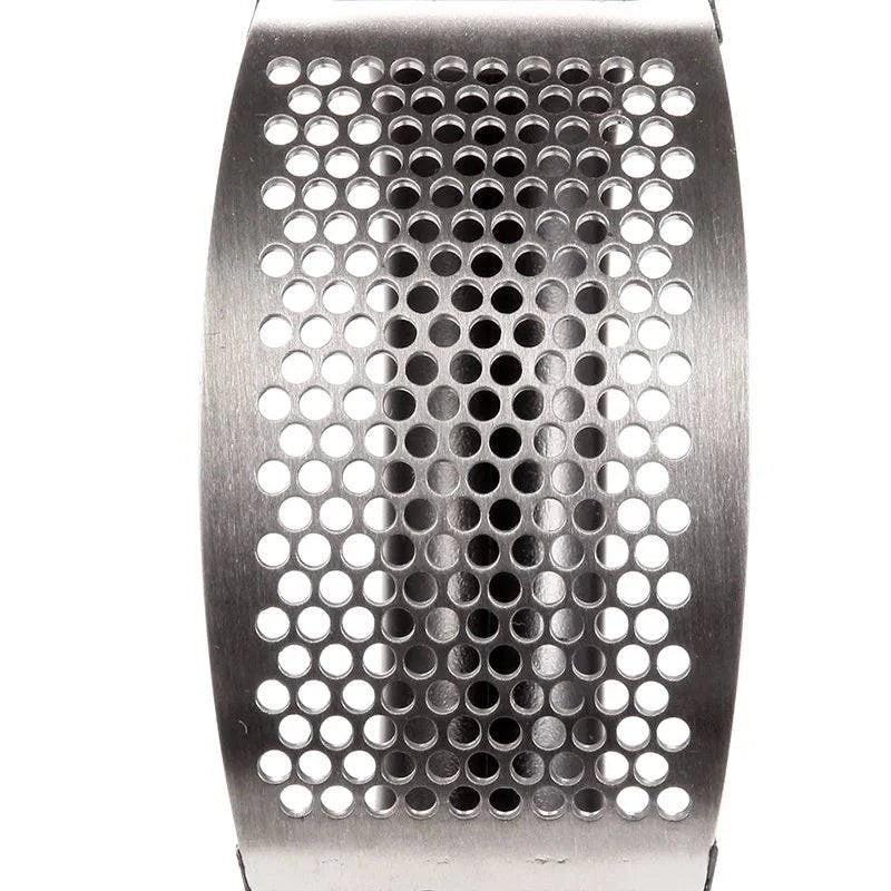 Stainless Steel Garlic Press – Manual Rocker Crusher for Garlic & Ginger – Ergonomic, Easy-to-Clean Kitchen Tool - Home Fads