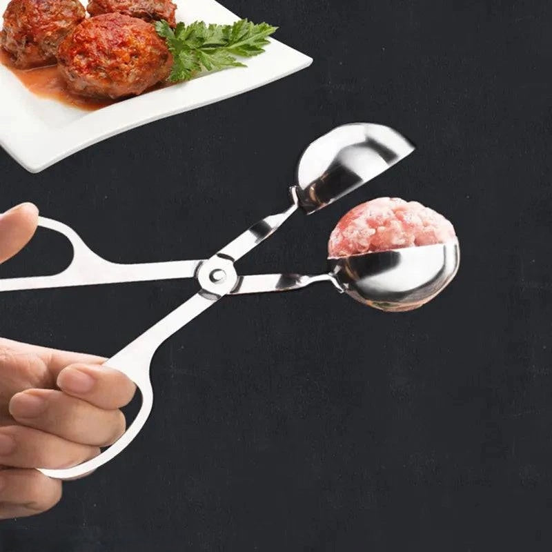 Stainless Steel Meatball Maker Clip – Multi-Purpose Kitchen Tool - Home Fads
