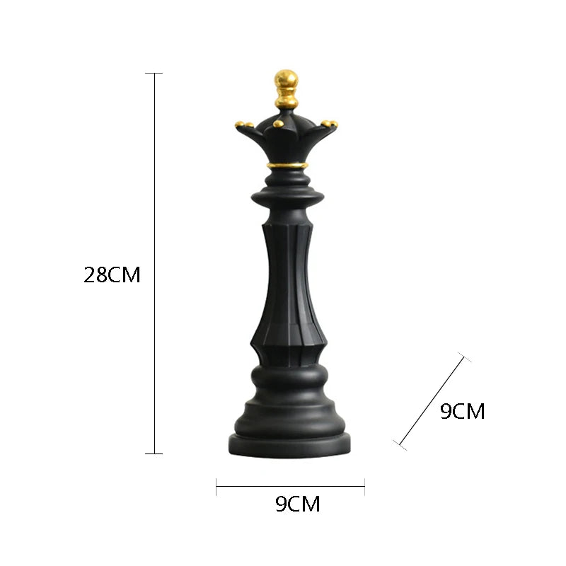 Strategic Elegance: Chess Resin Sculptures for Stylish Home Accents - Home Fads