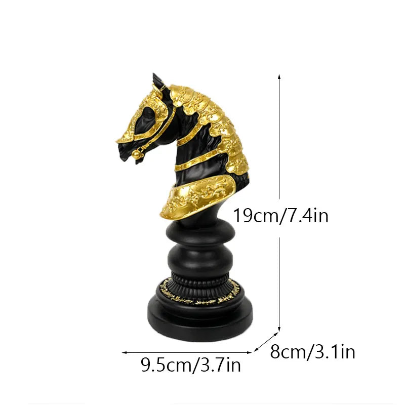 Strategic Elegance: Chess Resin Sculptures for Stylish Home Accents - Home Fads